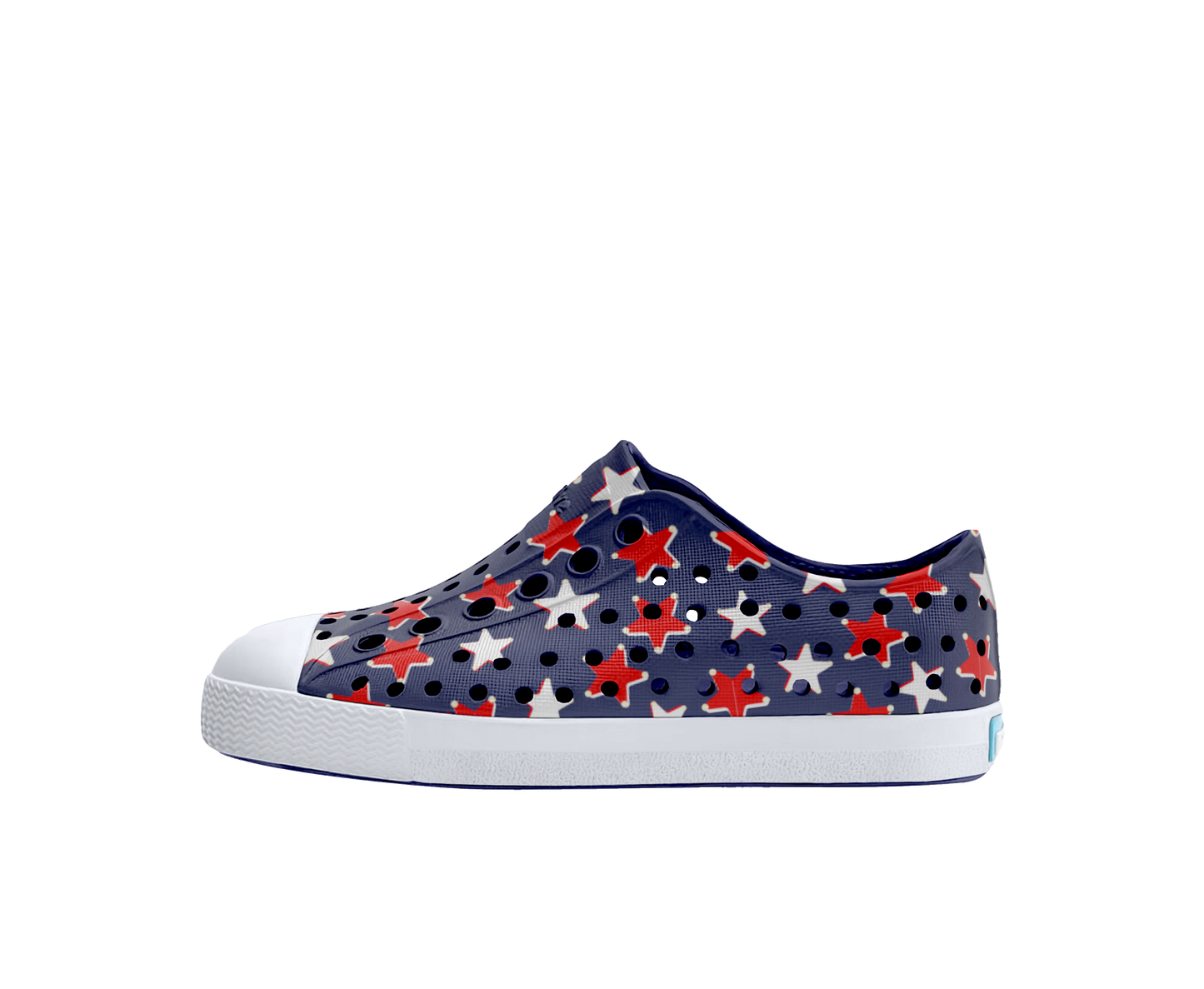 Jefferson Print Regatta Blue/ Shell White/ Torch Star Badge