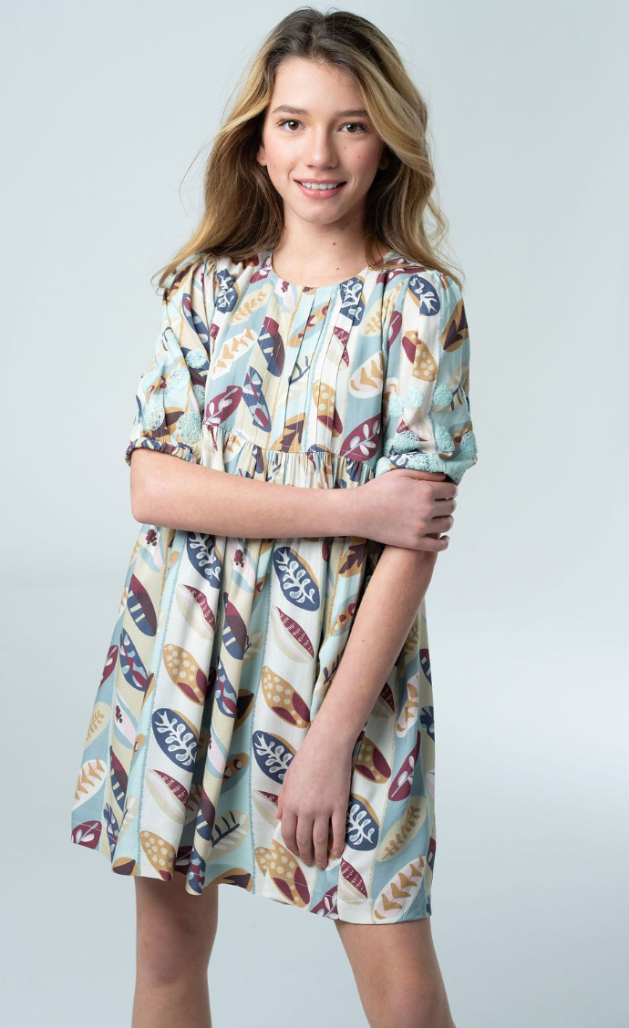 Eva Dress- Falling Leaves