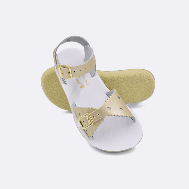 Sweetheart Gold Sandal
