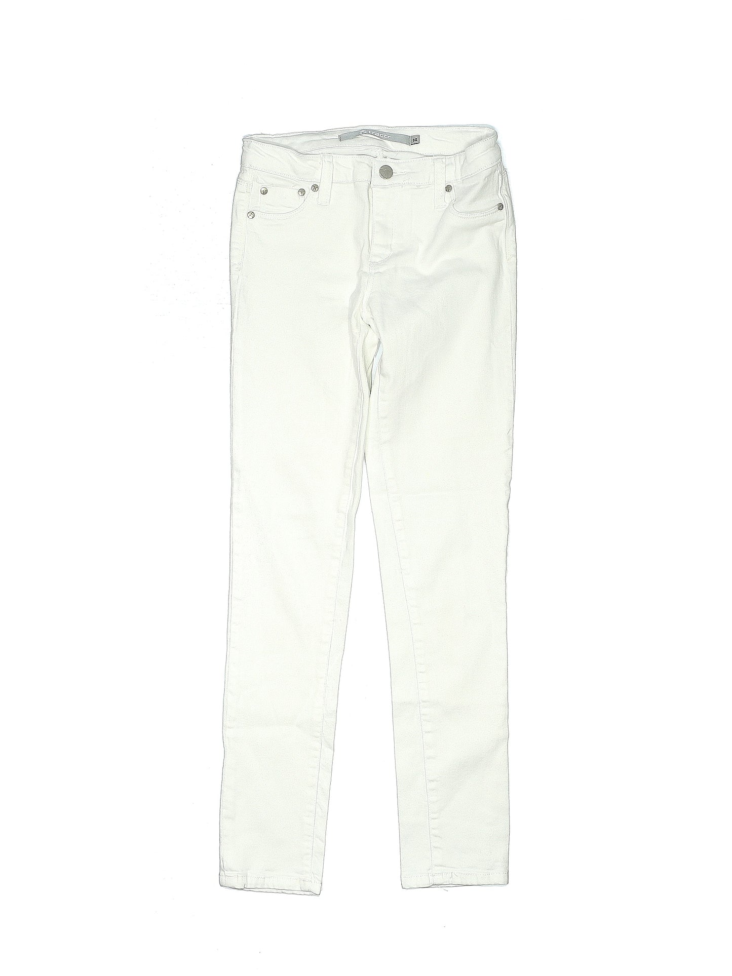 Diane Basic Mid Rise Skinny Jegging White