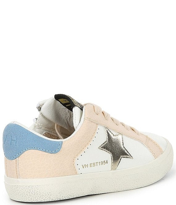 Lulu Kids Shoe - Gold Star Blush Taupe Lace