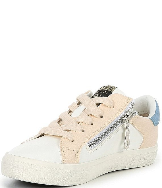 Lulu Kids Shoe - Gold Star Blush Taupe Lace