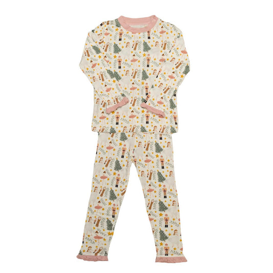 Nutcracker Ruffle Bamboo 2pc Pajama