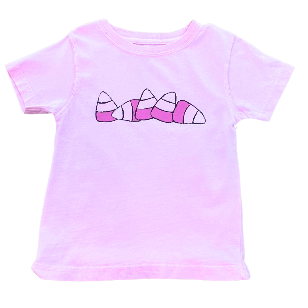 Pink Candy Corn SS Shirt