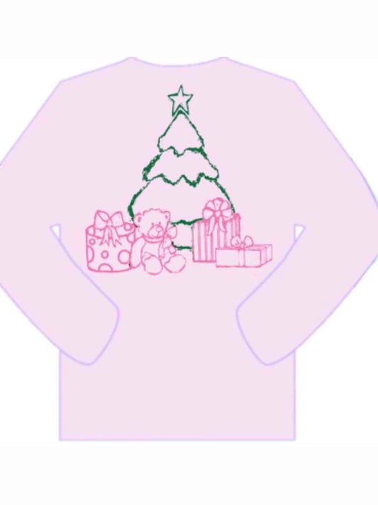 LS Pink Christmas Tree with Presents Shirt