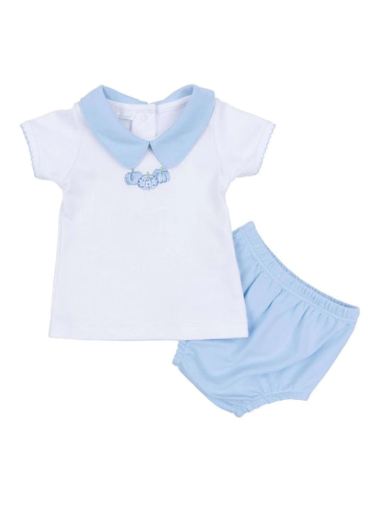 Precious Pumpkins Collared Diaper Cover Set