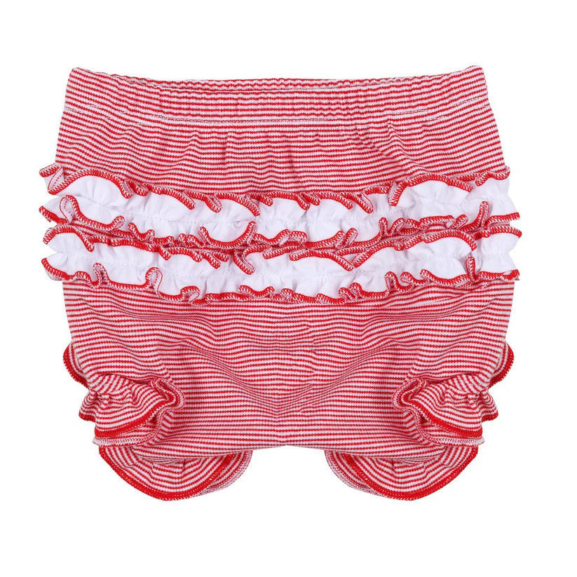 Go Dawgs! Embroidered Ruffle Diaper Set