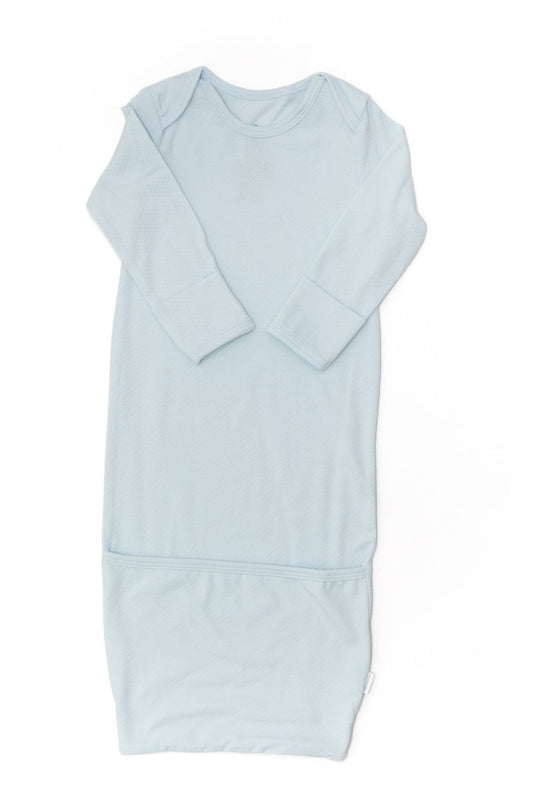 Newborn Gown - Baby Blue