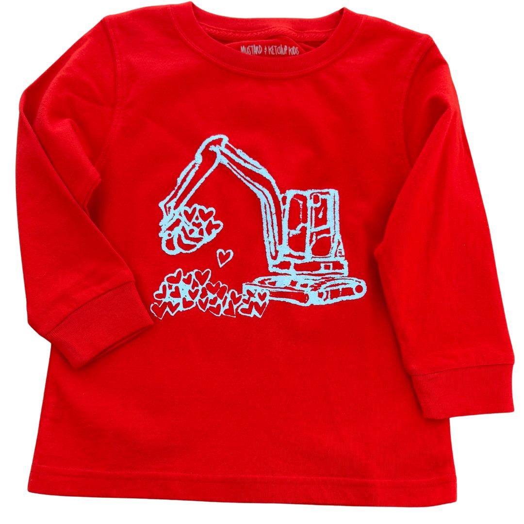 LS Red Heart Digger T-Shirt