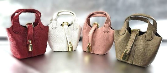 Bucket Purse With Lock