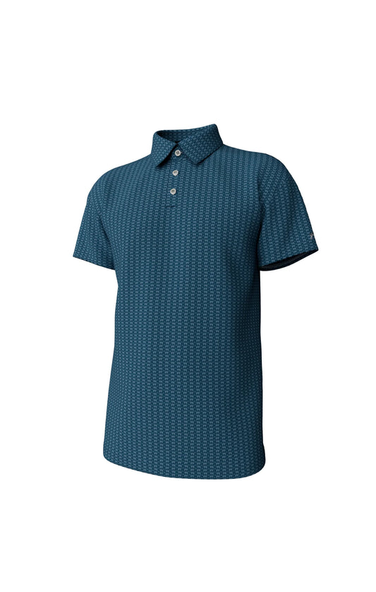 Greyton Performance Polo - Mallard Blue