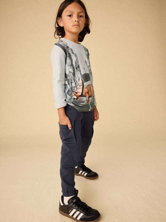 Cargo Pocket Joggers Navy