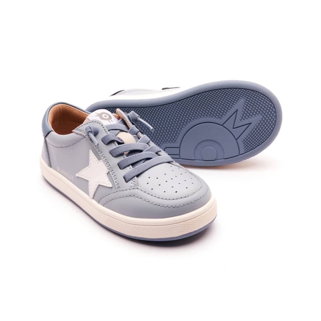 Platinum Runner - Dusty Blue White Star Shoe