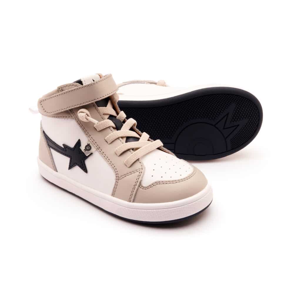 Team Star - Snow/Navy Star High Top