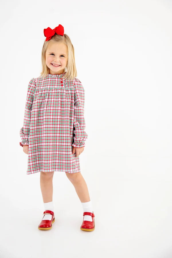 LS Mary Baker Day Dress- Wicker Park Plaid