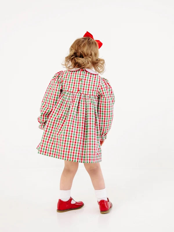 Della Marie Dress- Richmond Red/Kelly Green