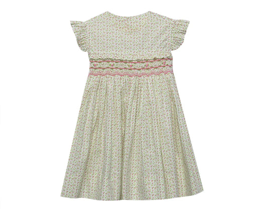 Pink Flower Juliette Dress- Garden Keepsake