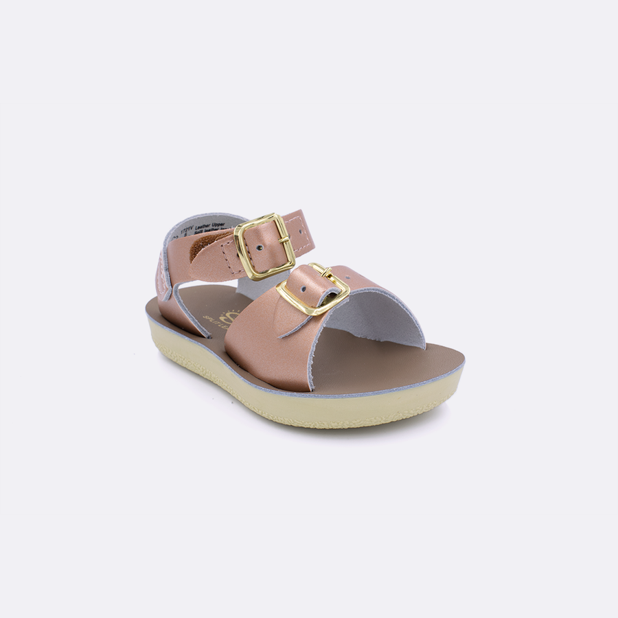 Surfer Velcro Rose Gold Sandal