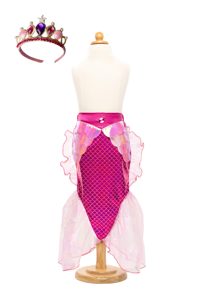 Mermaid Glimmer Skirt Set w/Tiara