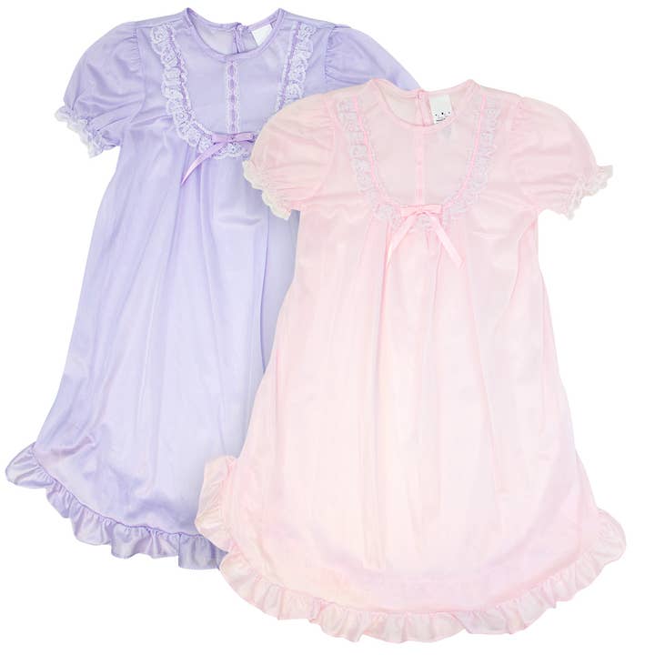 Traditional Nightgown S/S - Pink