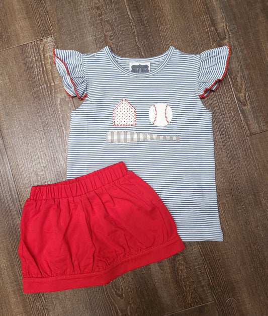 Baseball Girls Set