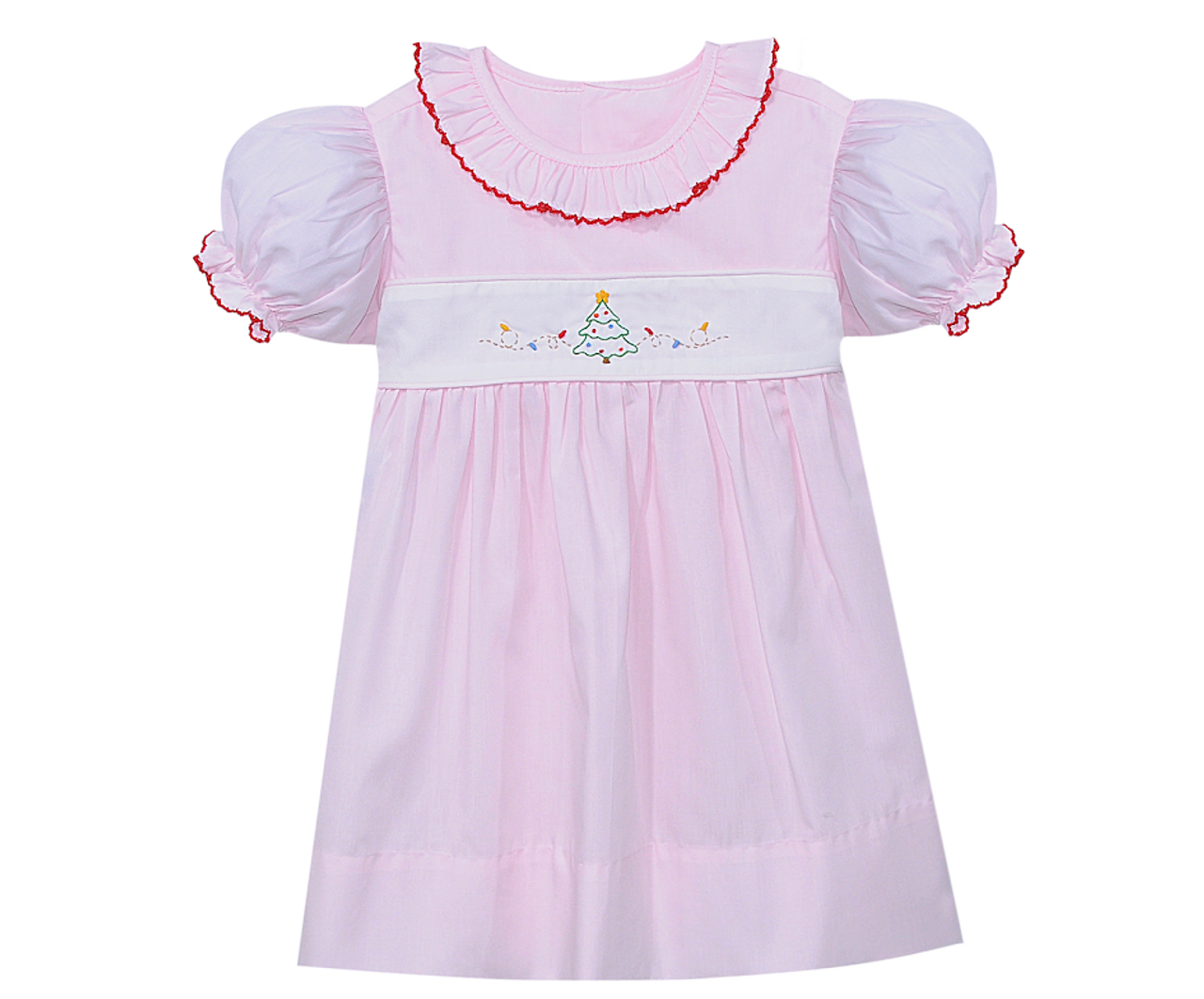 Pink Bryn Dress - Christmas Lights