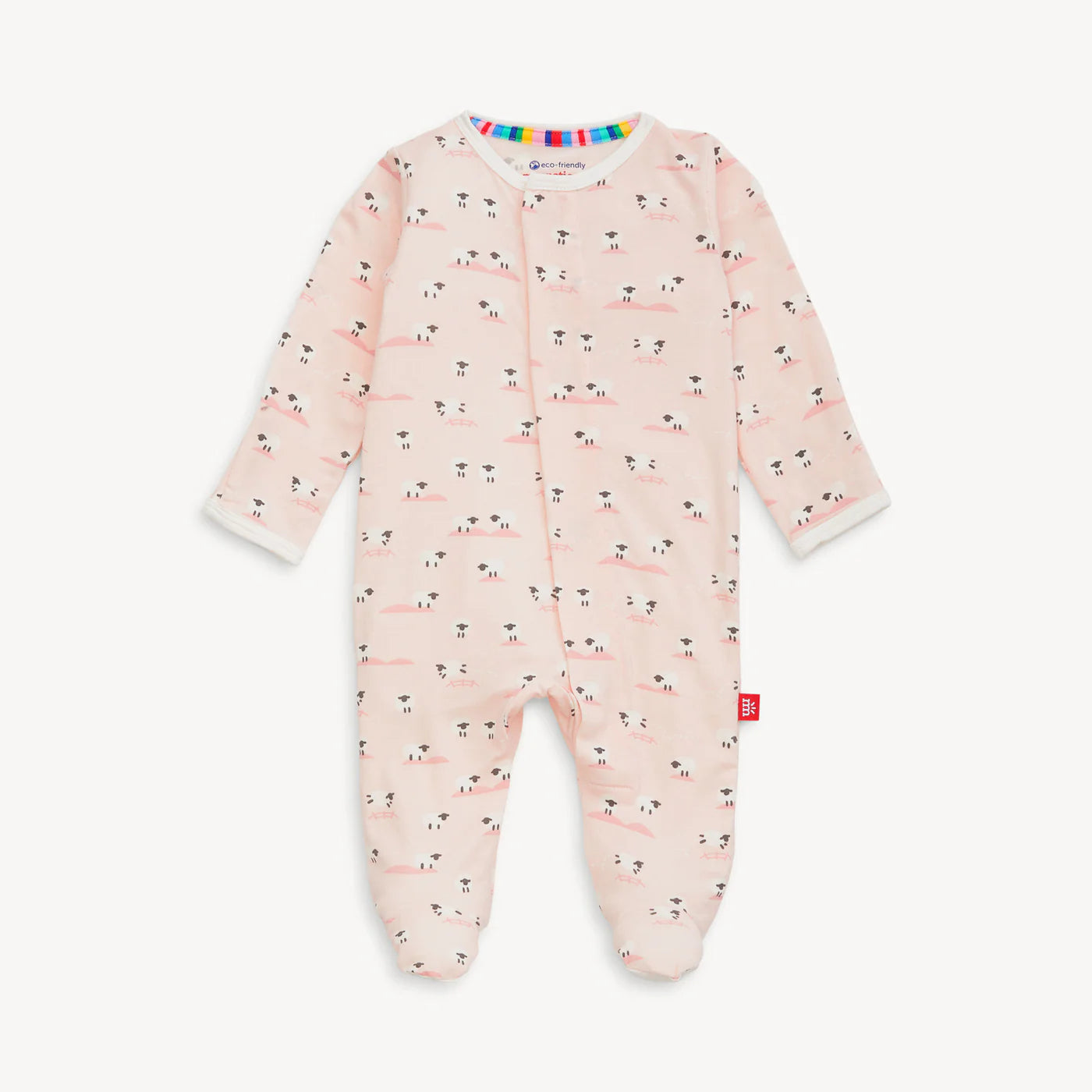 Baa Baa Baby Pink Modal Footie