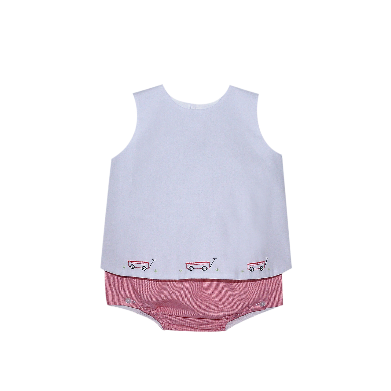Red Bailey Diaper Set