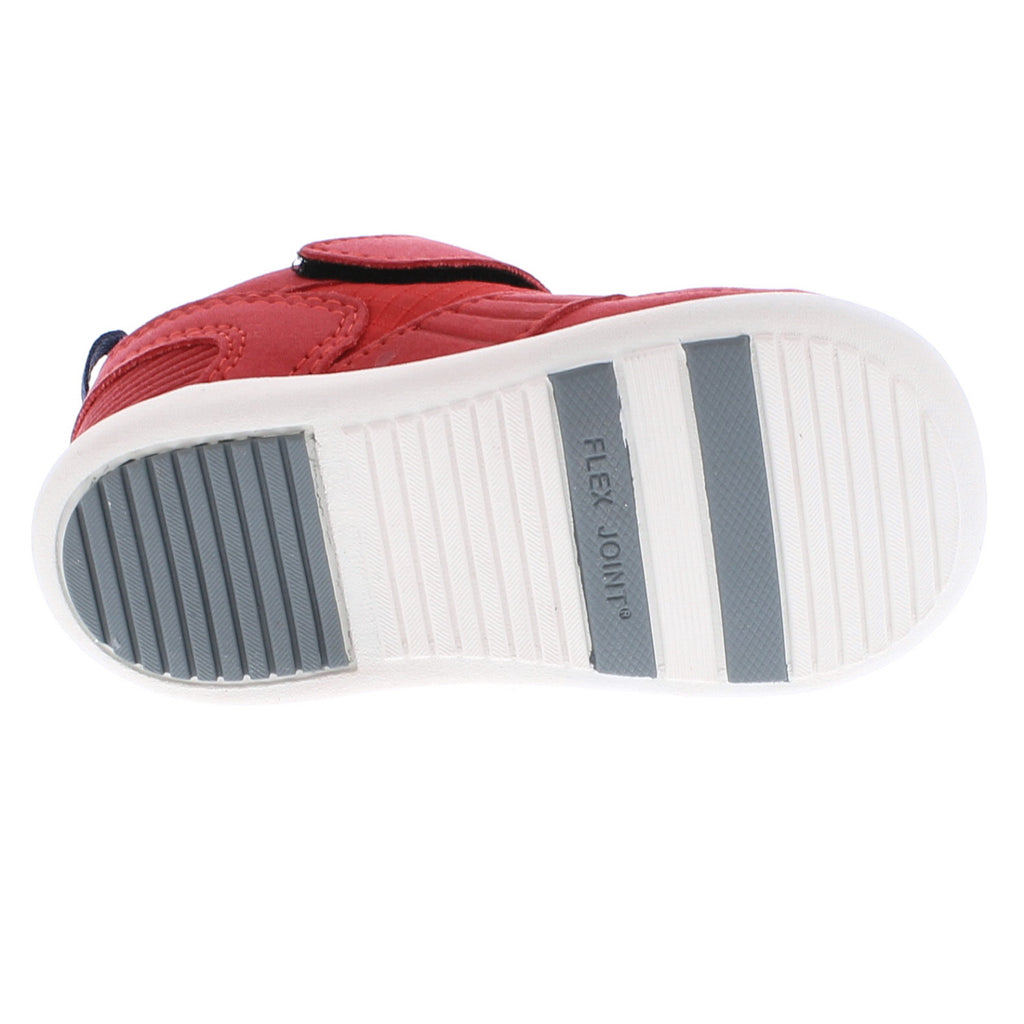 Racer Red Navy Baby Shoe