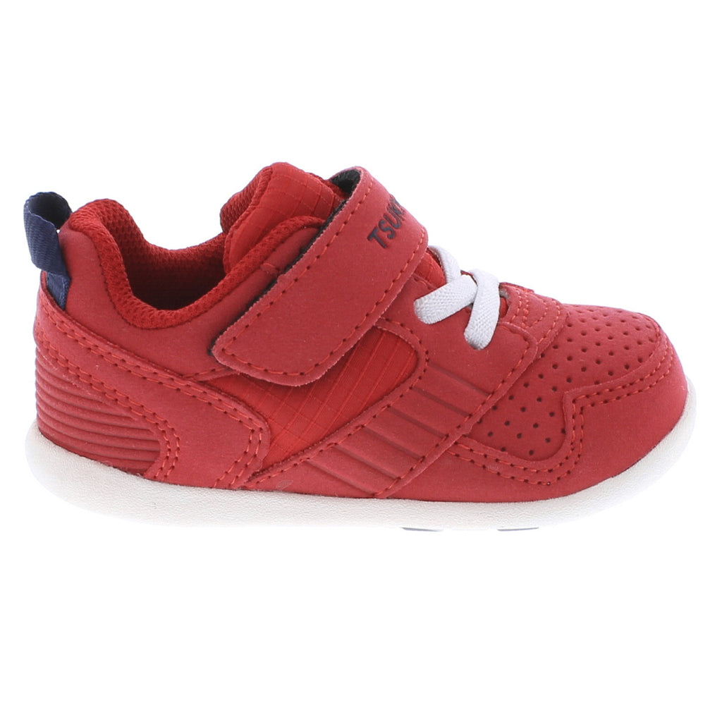 Racer Red Navy Baby Shoe