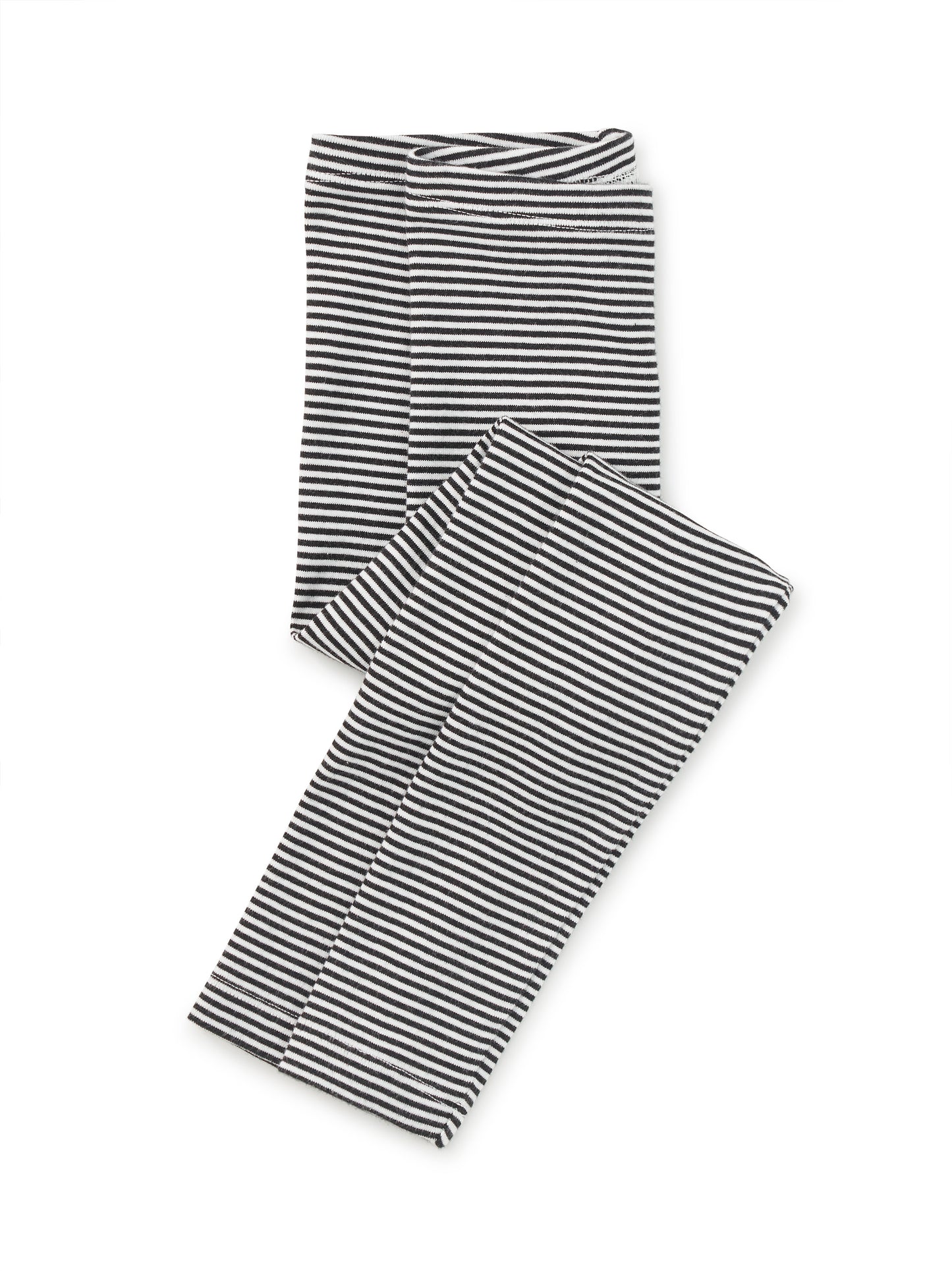 Striped Leggings- Jet Black