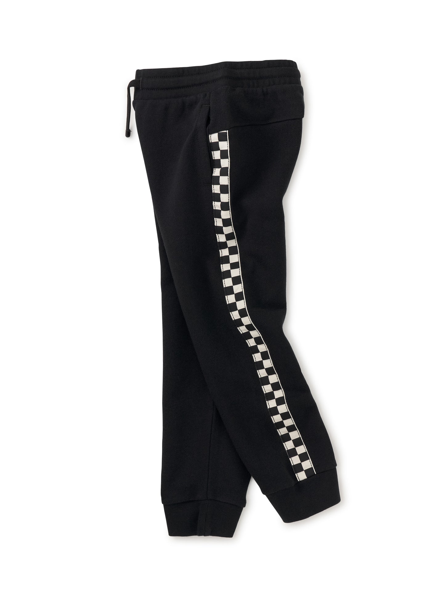 Stripe-Out Joggers- Jet Black