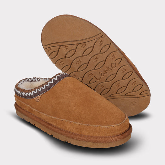 Jules Youth Slipper - Chestnut