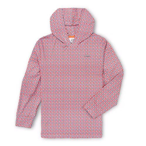 Youth Eagle Performance Hoodie- Red/White/Blue