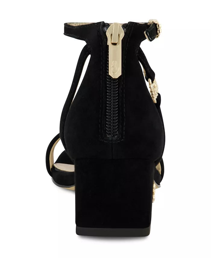 Delaney Dezi Block Heel Sandal - Black