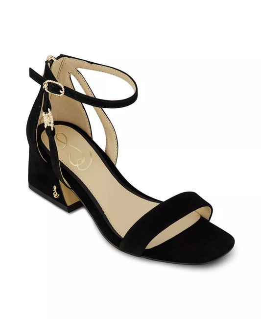 Delaney Dezi Block Heel Sandal - Black