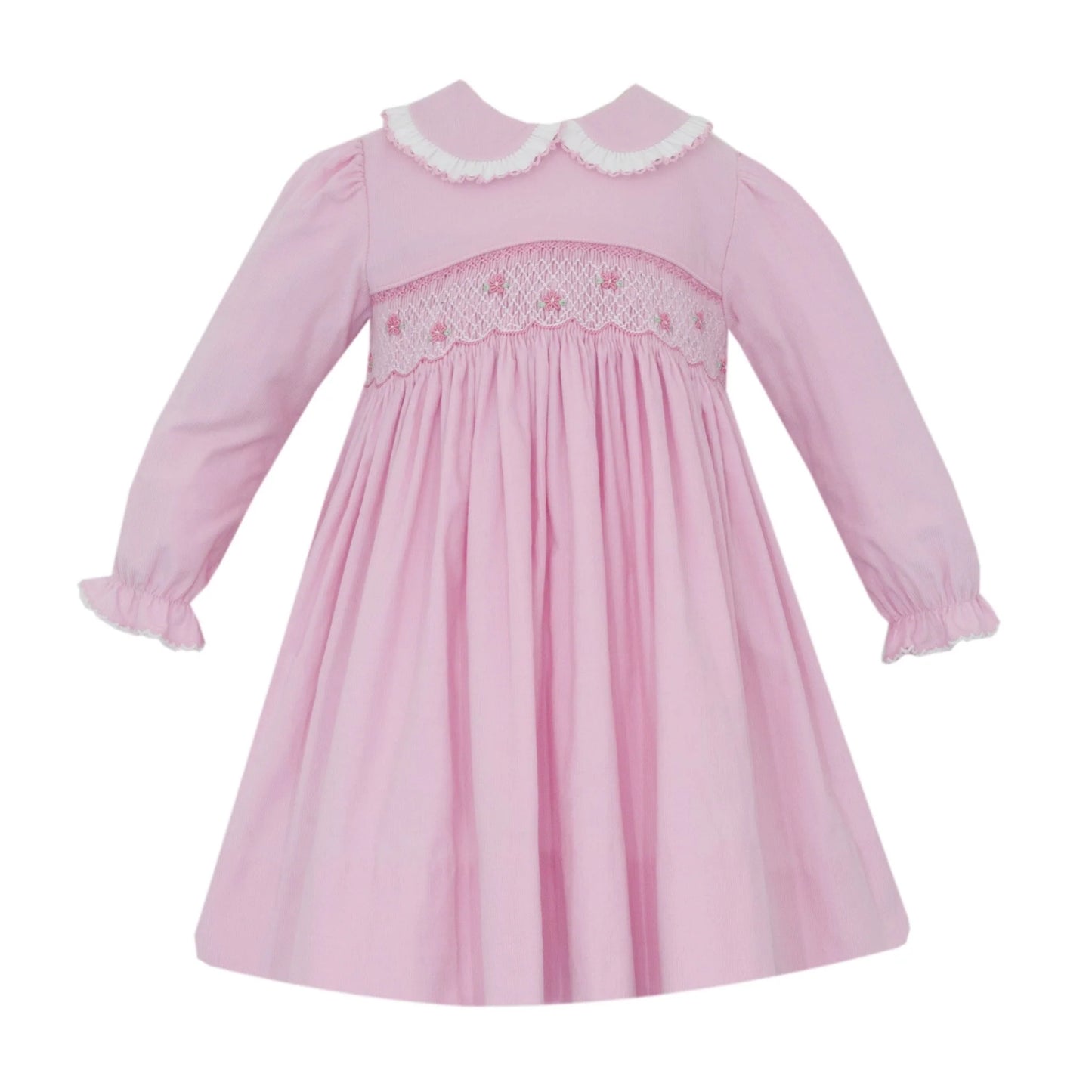 Charlotte Pink Corduroy Dress