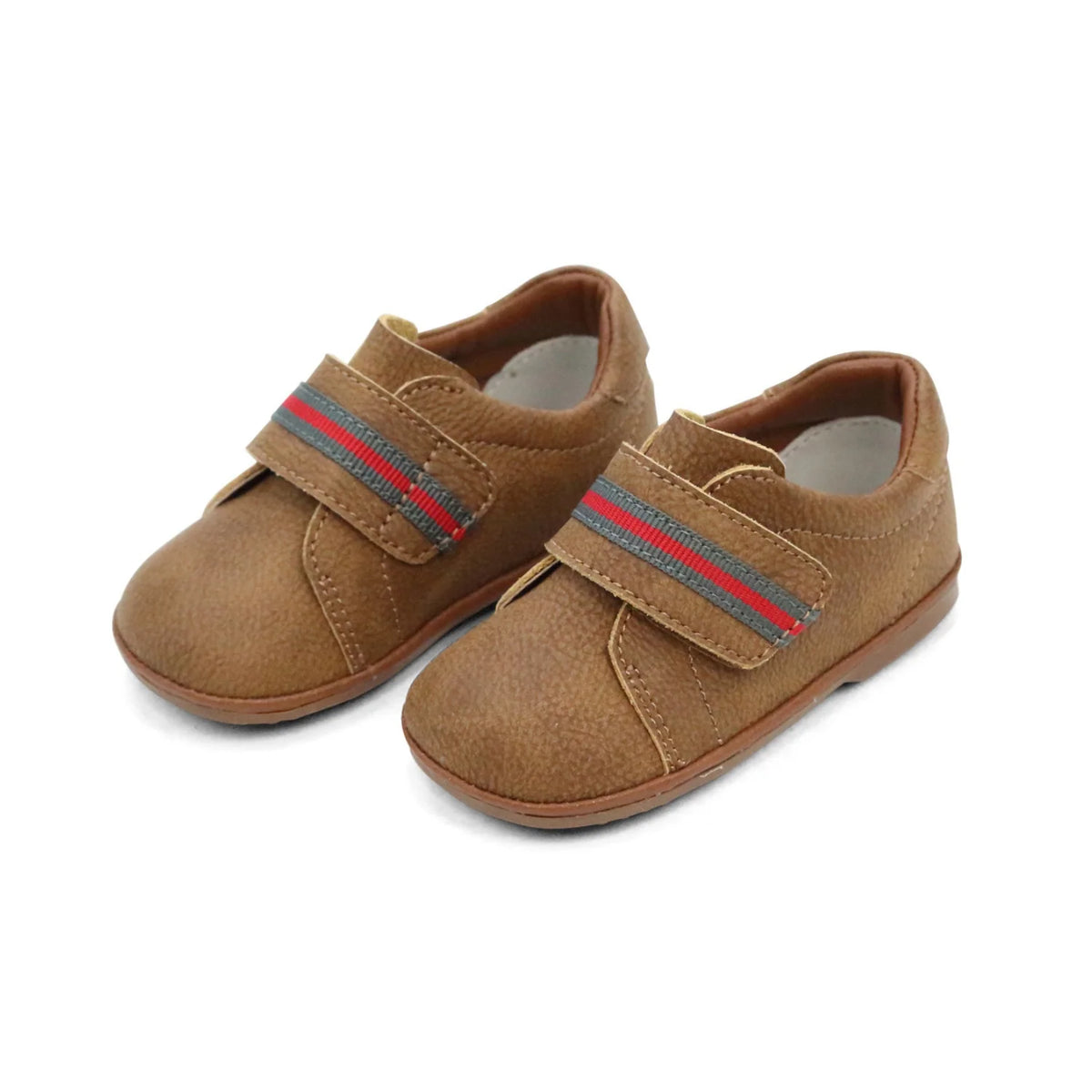 Archie Velcro Bootie- Chestnut