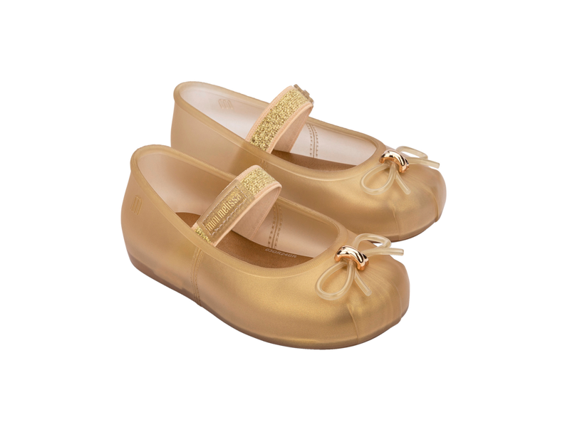 Mini Melissa Sophie Gold Bow