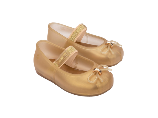 Mini Melissa Sophie Gold Bow