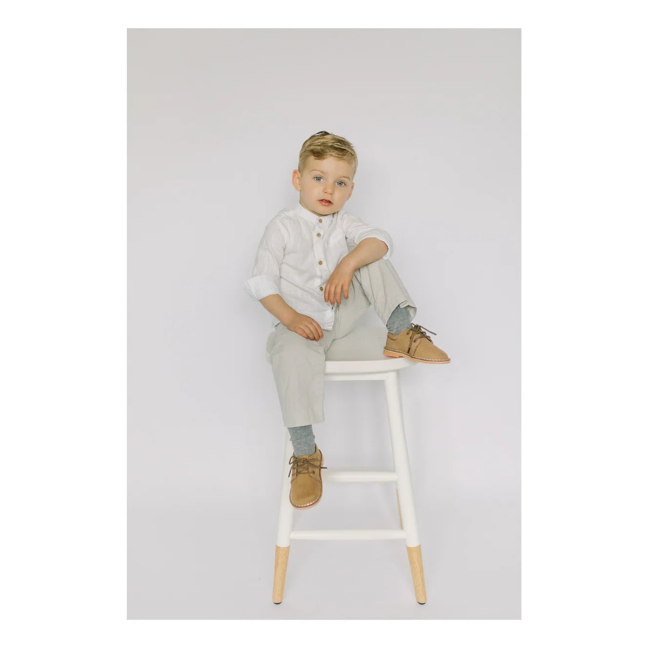 Tyler Nubuck Khaki Lace Up Shoe
