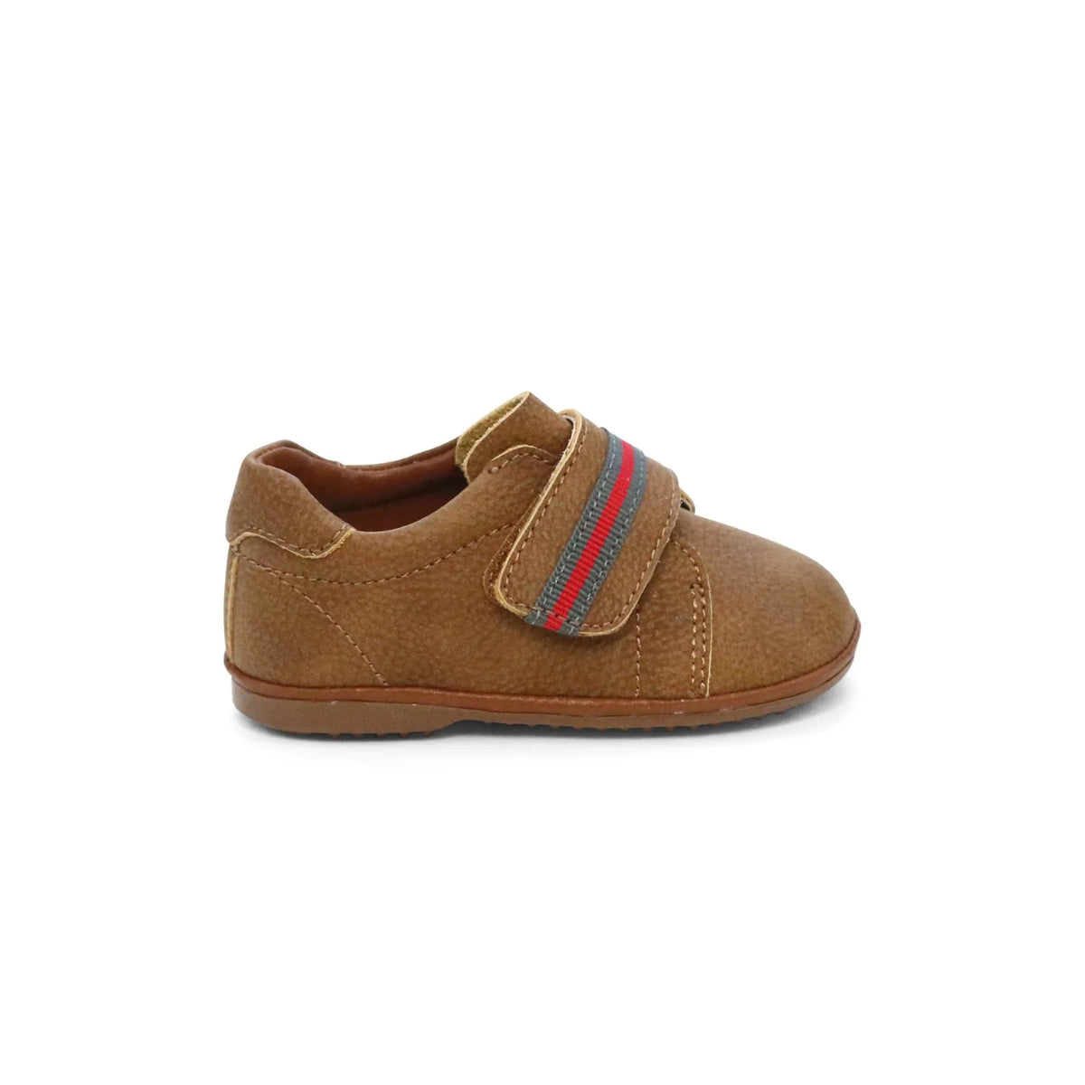 Archie Velcro Bootie- Chestnut