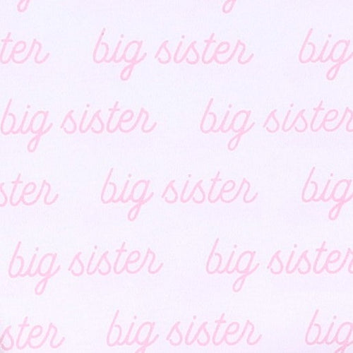 Big Sister Printed S/S Nightdress - Pink