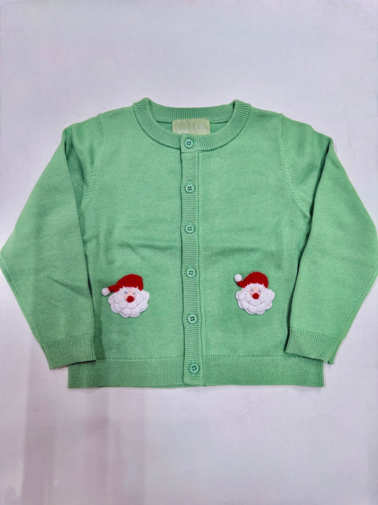 Crochet Santa Cardigan