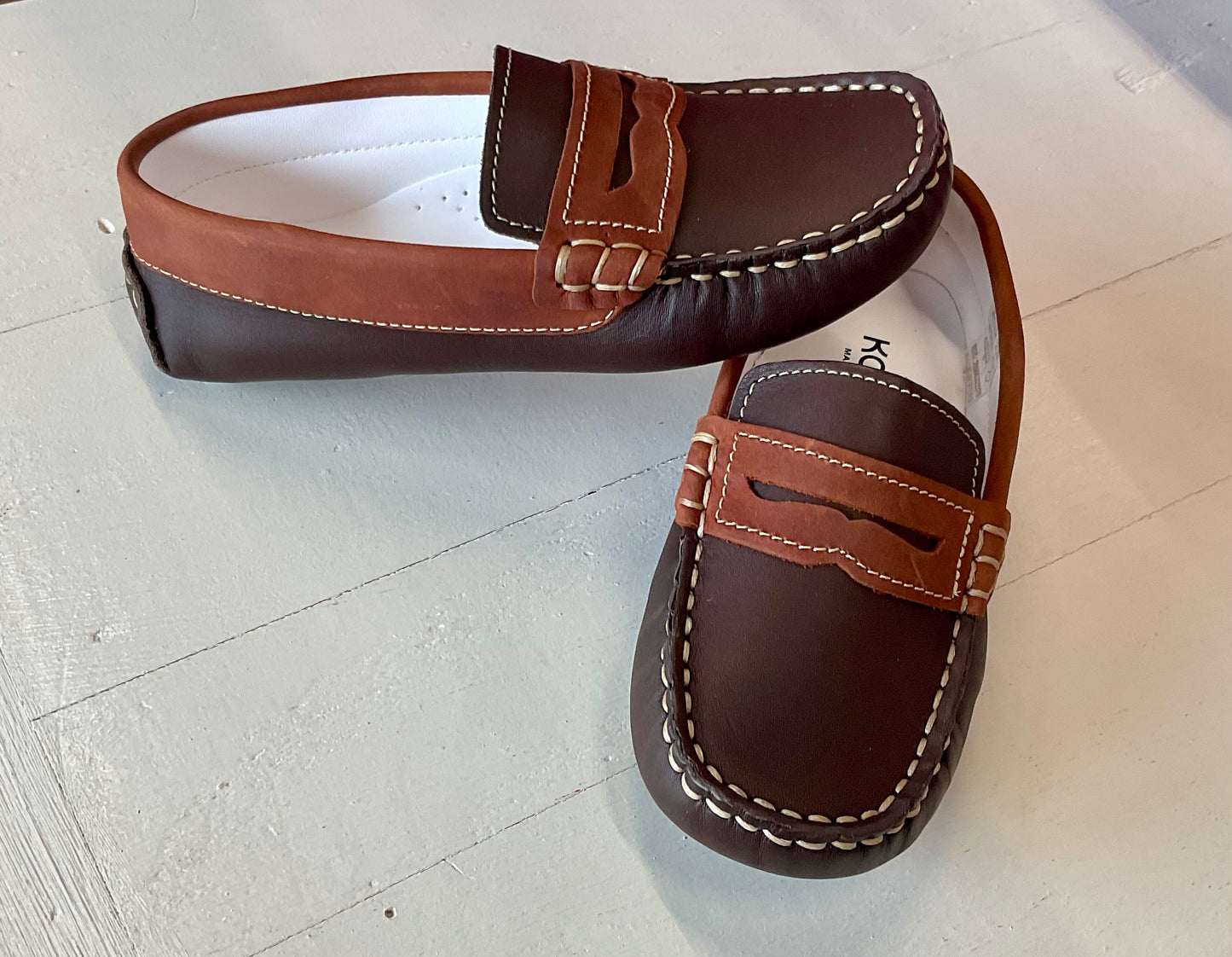 Boys Penny Loafer Cafe/Copper