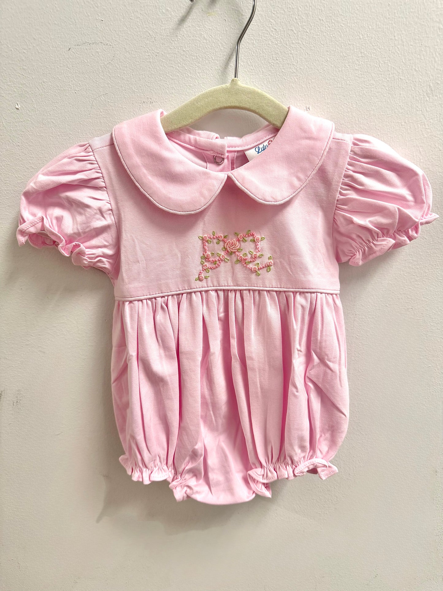 Bow Pink Emb Bubble