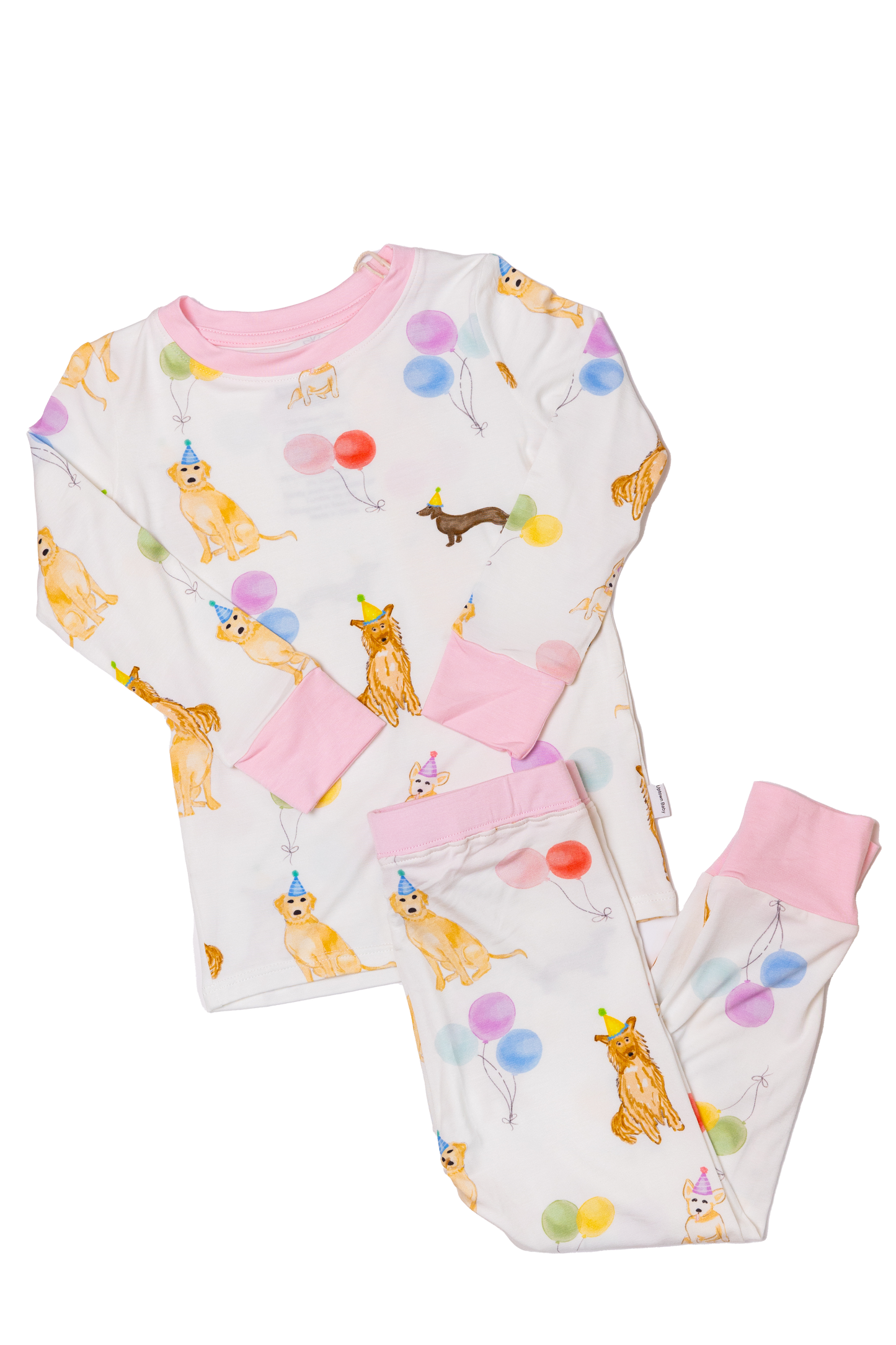 Dog Party 2pc Pajama - Pink