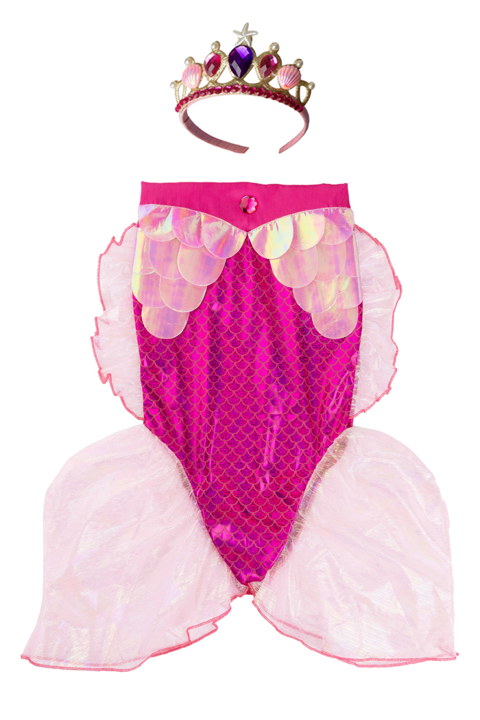 Mermaid Glimmer Skirt Set w/Tiara