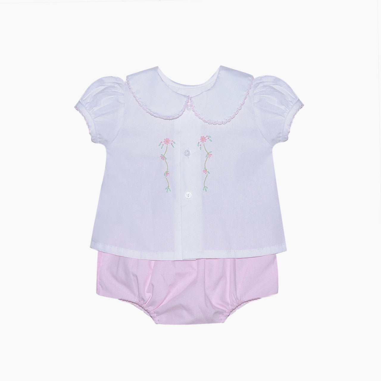 Pink Avery Diaper Set