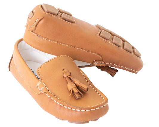 Tasseled Loafer In Natural Leather